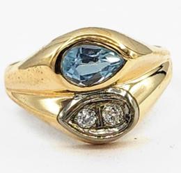 Yellow Gold Ring- Women's