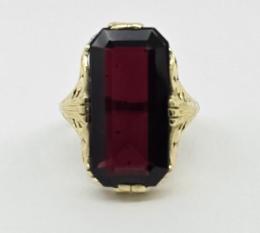 Yellow Gold Ring- Women's