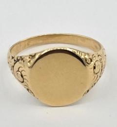 Yellow Gold Ring- Women's