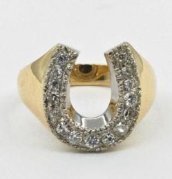 Yellow Gold Ring- Women's