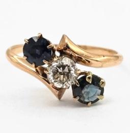 Yellow Gold Ring- Women's