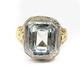 Yellow Gold Ring- Women's