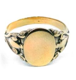 Yellow Gold Ring- Women's
