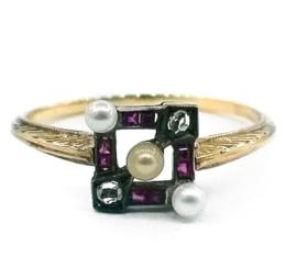 Yellow Gold Ring- Women's