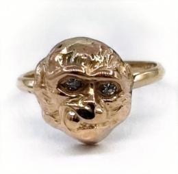 Yellow Gold Ring- Women's