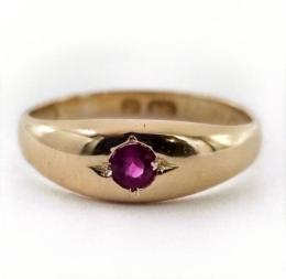 Yellow Gold Ring- Women's