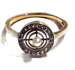 Yellow Gold Ring- Women's