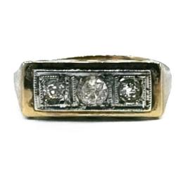 Yellow Gold Ring- Women's
