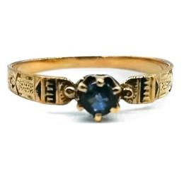 Yellow Gold Ring- Women's