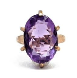 Yellow Gold Ring- Women's
