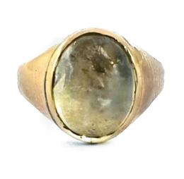 Yellow Gold Ring- Women's