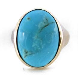 Yellow Gold Ring- Women's