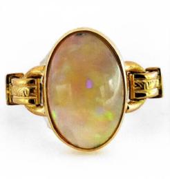 Yellow Gold Ring- Women's