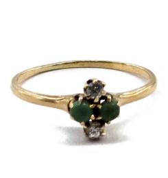Yellow Gold Ring- Women's
