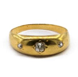 Yellow Gold Ring- Women's