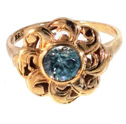 Yellow Gold Ring- Women's