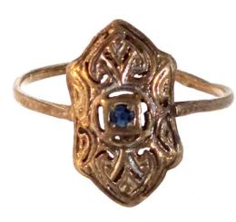 Yellow Gold Ring- Women's