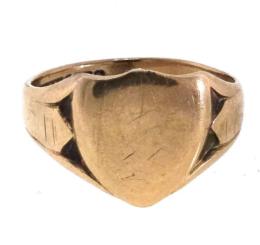Yellow Gold Ring- Women's