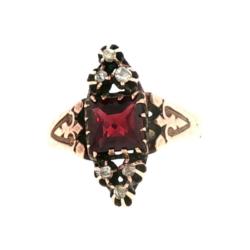 Yellow Gold Ring- Women's