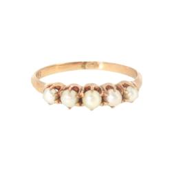 Yellow Gold Ring- Women's