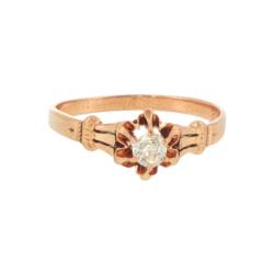 Yellow Gold Ring- Women's