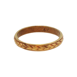 Yellow Gold Ring- Women's