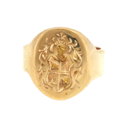 Yellow Gold Ring- Women's
