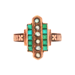 Yellow Gold Ring- Women's