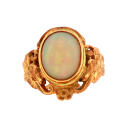 Yellow Gold Ring- Women's