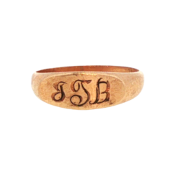 Yellow Gold Ring- Women's