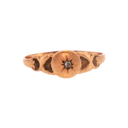 Yellow Gold Ring- Women's