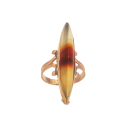 Yellow Gold Ring- Women's