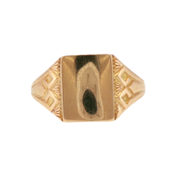 Yellow Gold Ring- Women's