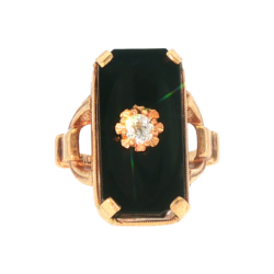 Yellow Gold Ring- Women's