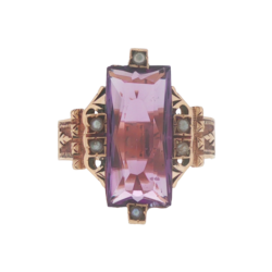 Yellow Gold Ring- Women's