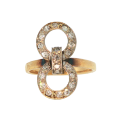 Yellow Gold Ring- Women's