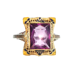 Yellow Gold Ring- Women's
