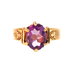 Yellow Gold Ring- Women's