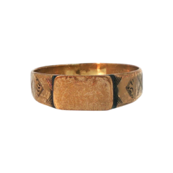 Yellow Gold Ring- Women's