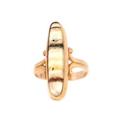 Yellow Gold Ring- Women's