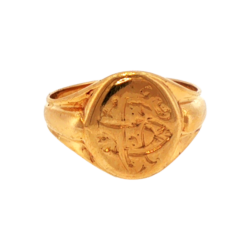 Yellow Gold Ring- Women's
