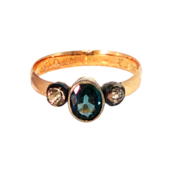Yellow Gold Ring- Women's
