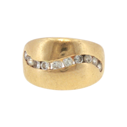 Yellow Gold Ring- Women's