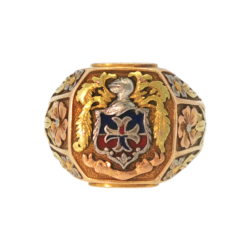Yellow Gold Ring- Women's