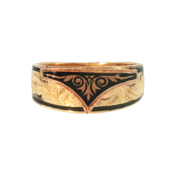 Yellow Gold Ring- Women's