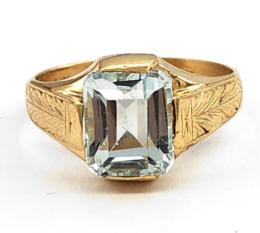 Yellow Gold Ring - Men's