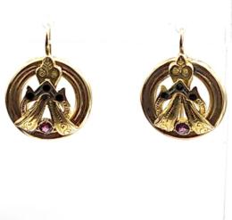 Yellow Gold Earring