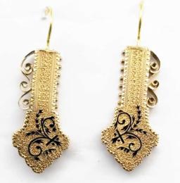 Yellow Gold Earring