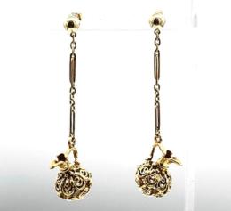 Yellow Gold Earring