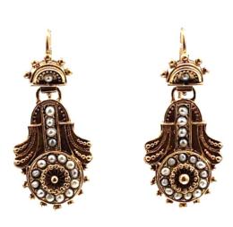 Yellow Gold Earring